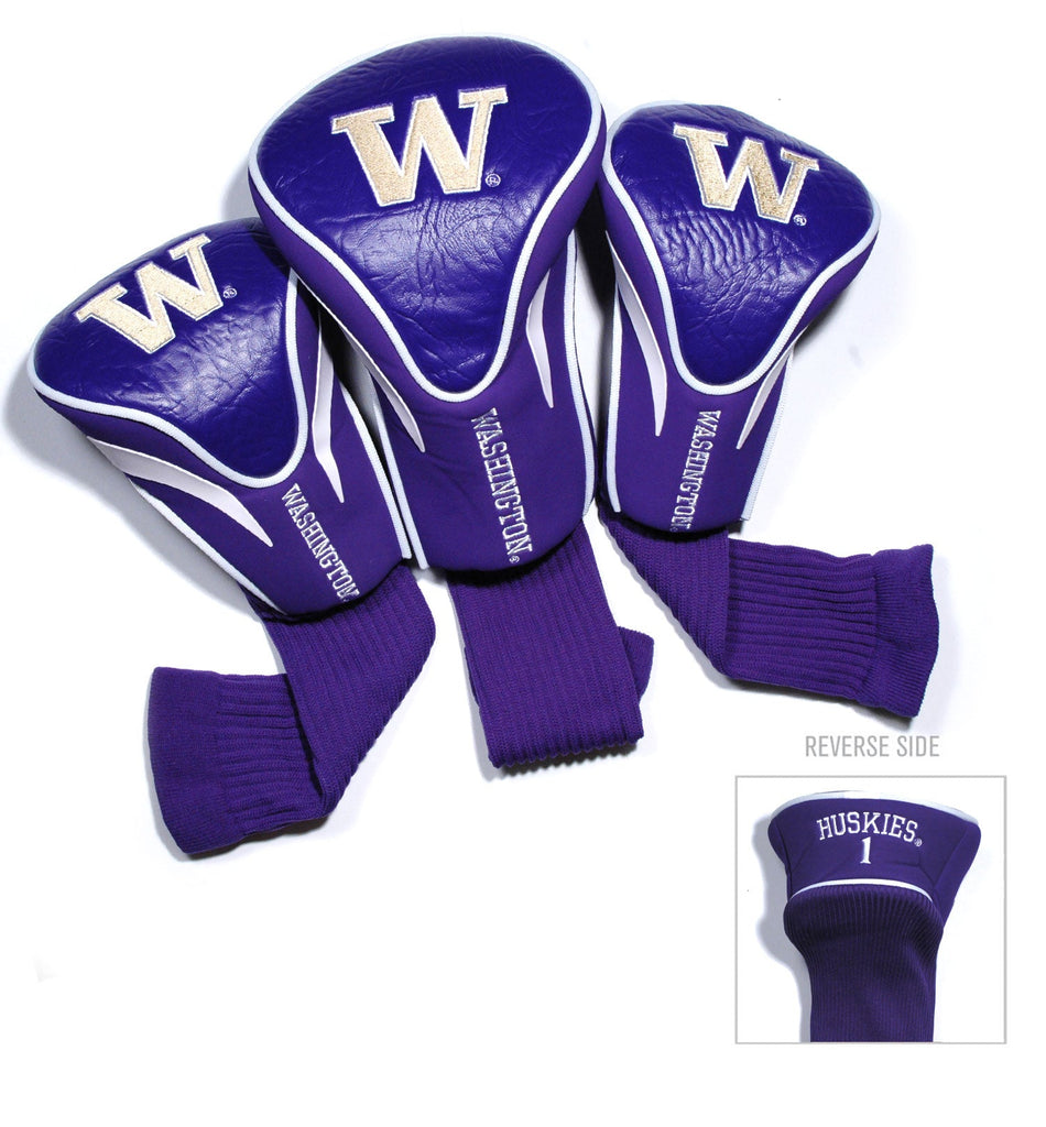 Team Golf Washington DR/FW Headcovers - 3 Pack Contour - Embroidered