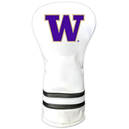 Team Golf Washington DR/FW Headcovers - Vintage Driver HC - Printed White