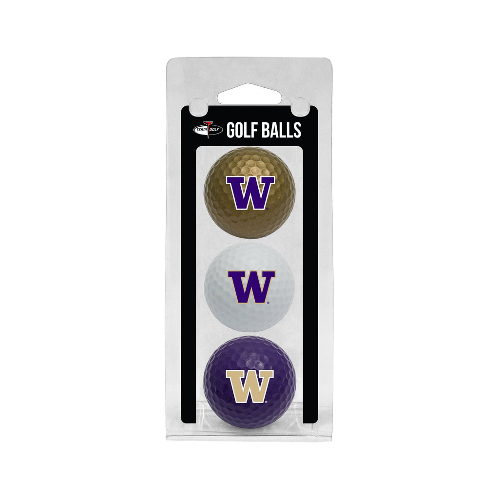 Team Golf Washington Golf Balls - 3 Pack - Team