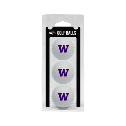 Team Golf Washington Golf Balls - 3 Pack - White