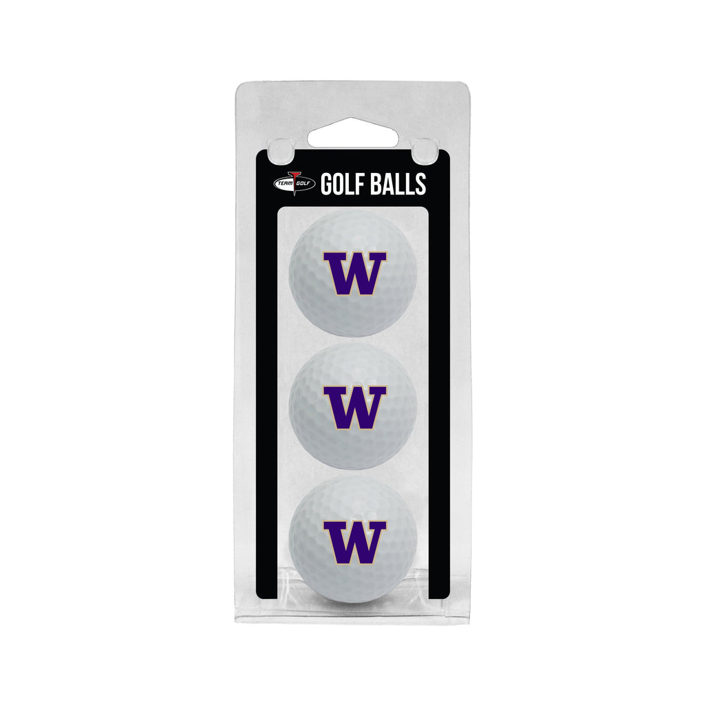 Team Golf Washington Golf Balls - 3 Pack - White