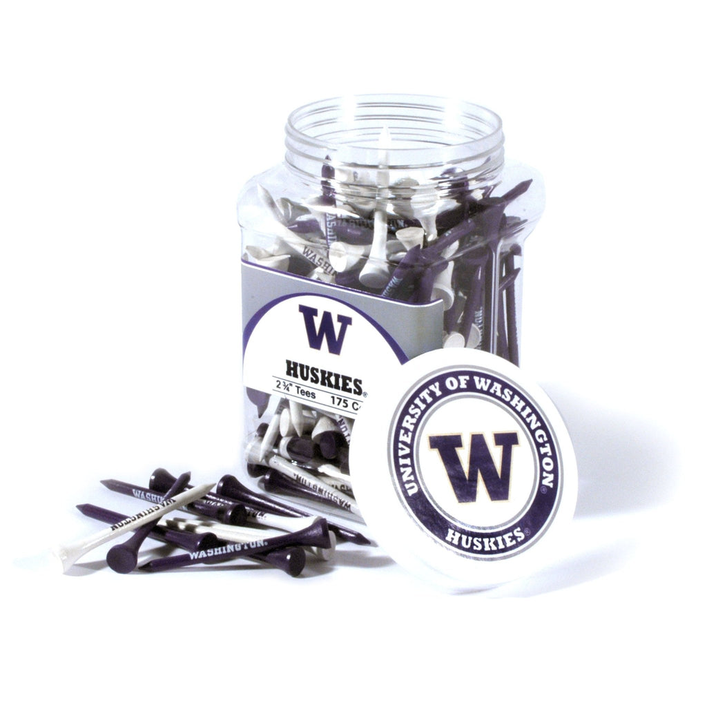 Team Golf Washington Golf Tees - 175 Tee Jar - 