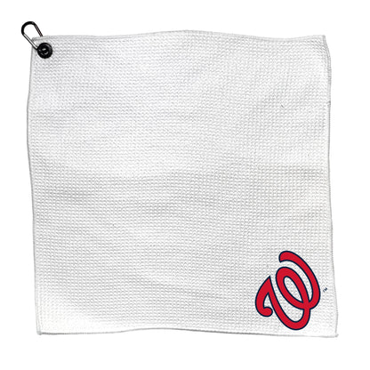 Team Golf Washington Nationals Golf Towels - Microfiber 15X15 White - 