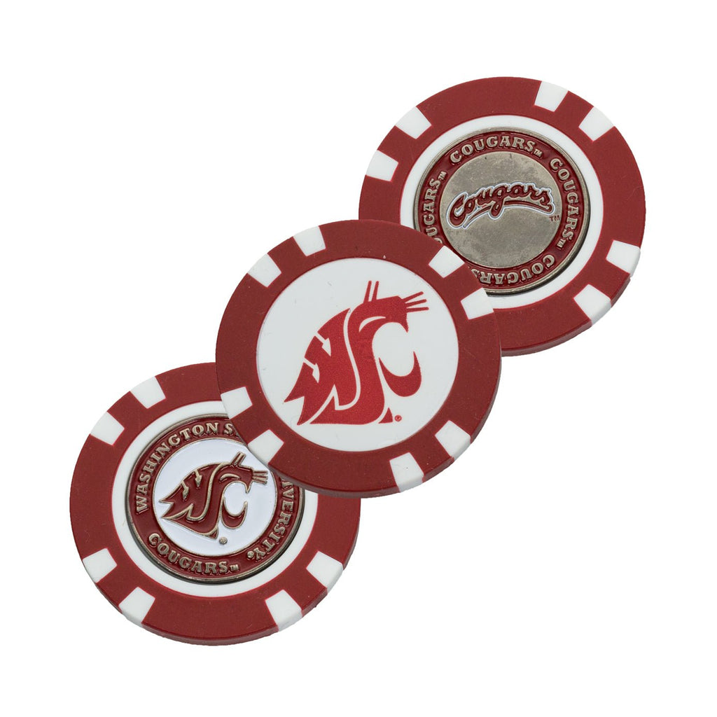 Team Golf Washington St Ball Markers - Golf Chip Marker - 