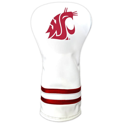Team Golf Washington St DR/FW Headcovers - Vintage Driver HC - Printed White