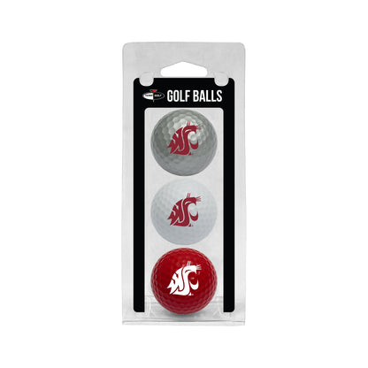 Team Golf Washington St Golf Balls - 3 Pack - Team