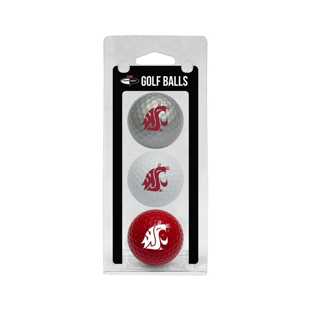 Team Golf Washington St Golf Balls - 3 Pack - Team