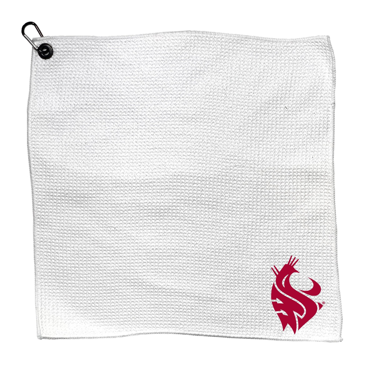 Team Golf Washington St Golf Towels - Microfiber 15X15 White - 