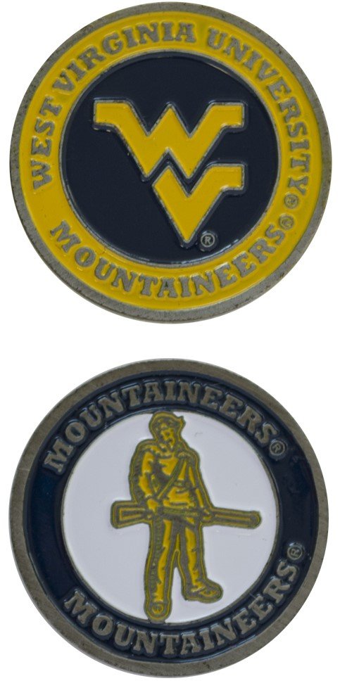 Team Golf West Virginia Ball Markers - Ball Marker - 