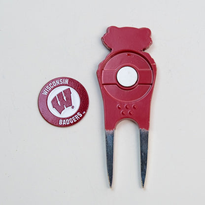 Team Golf Wisconsin Divot Tools - Custom Shaped - 