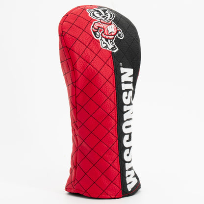 Team Golf Wisconsin DR/FW Quilted Headcovers - Team Golf USA