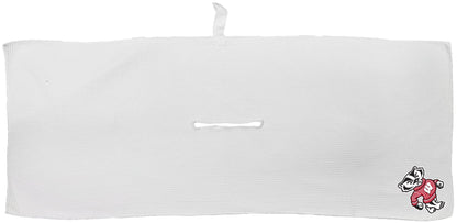 Team Golf Wisconsin Golf Towels - Microfiber 16X40 White - 