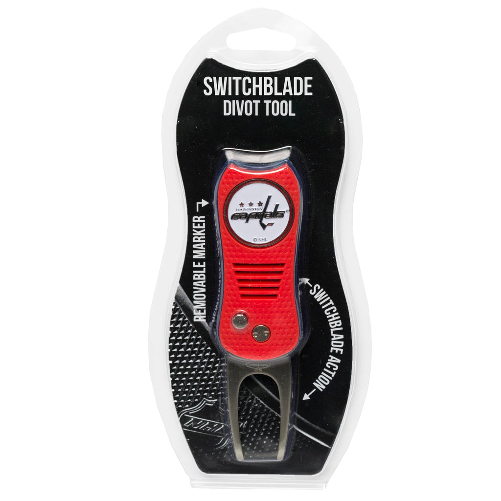 Team Golf WSH Capitals Divot Tools - Switchblade Divot Tool - 