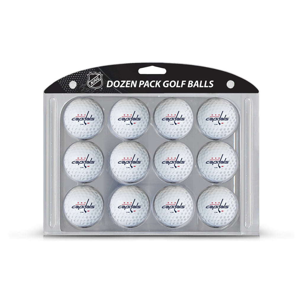 Team Golf WSH Capitals Golf Balls - 12 Pack - White