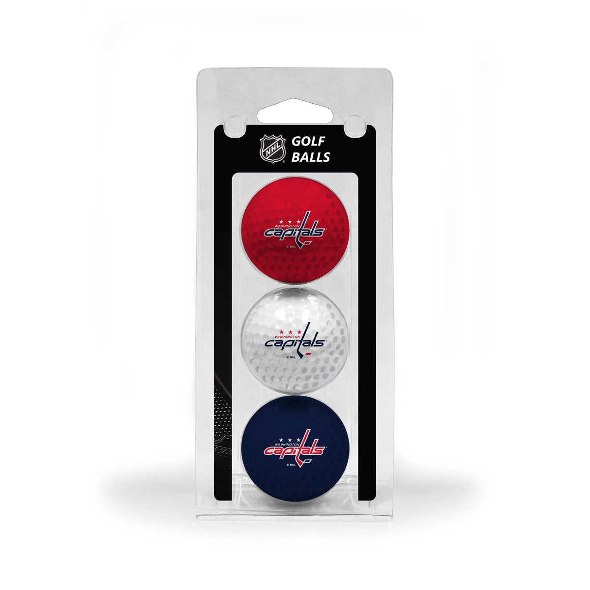 Team Golf WSH Capitals Golf Balls - 3 Pack - Team