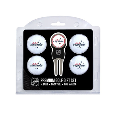 Team Golf WSH Capitals Golf Gift Sets - 4 Ball Gift Set - 