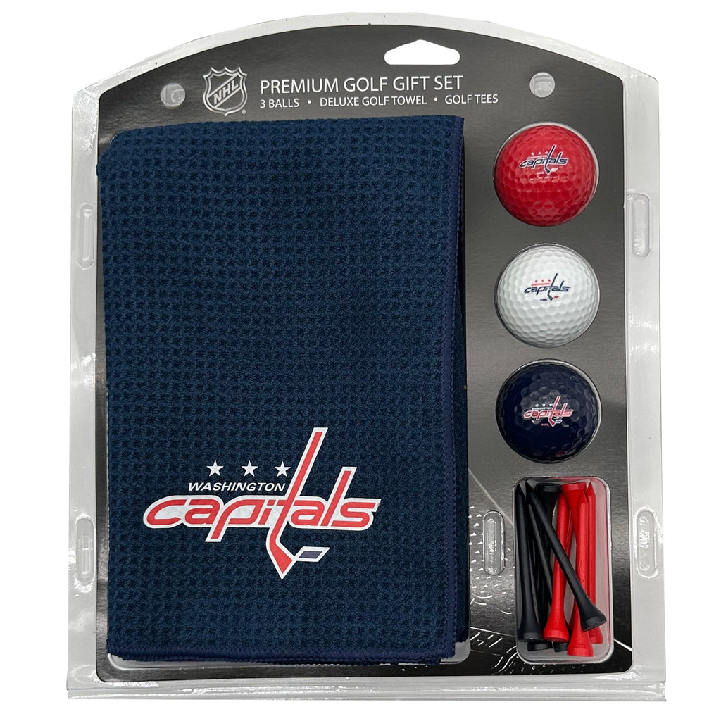 Team Golf WSH Capitals Golf Gift Sets - Microfiber Towel Gift Set - Color - 