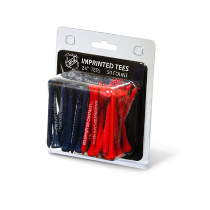 Team Golf WSH Capitals Golf Tees - 50 Tee Pack - 