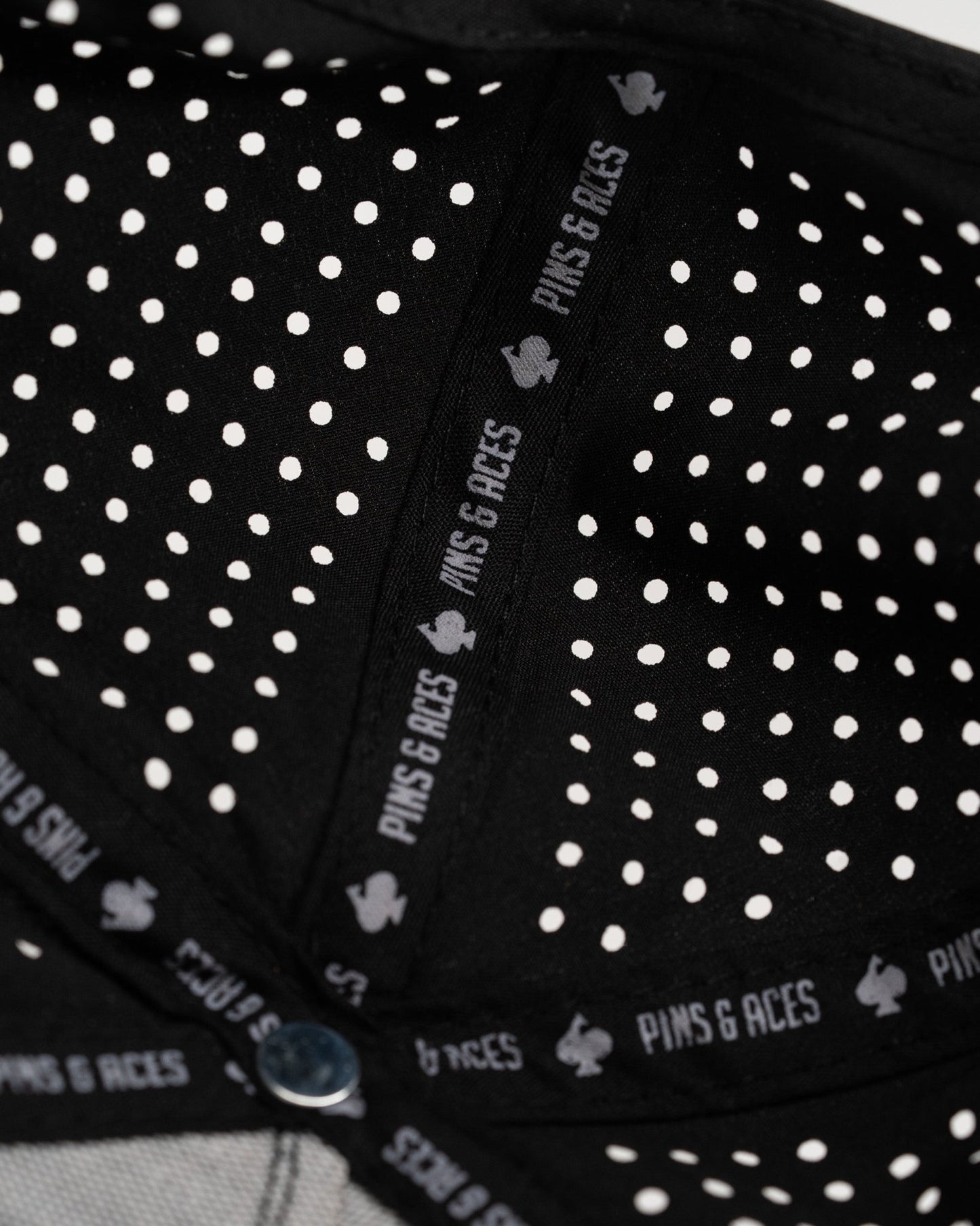 Thor's Hammer Black - Perforated Rope Hat - Pins and Aces