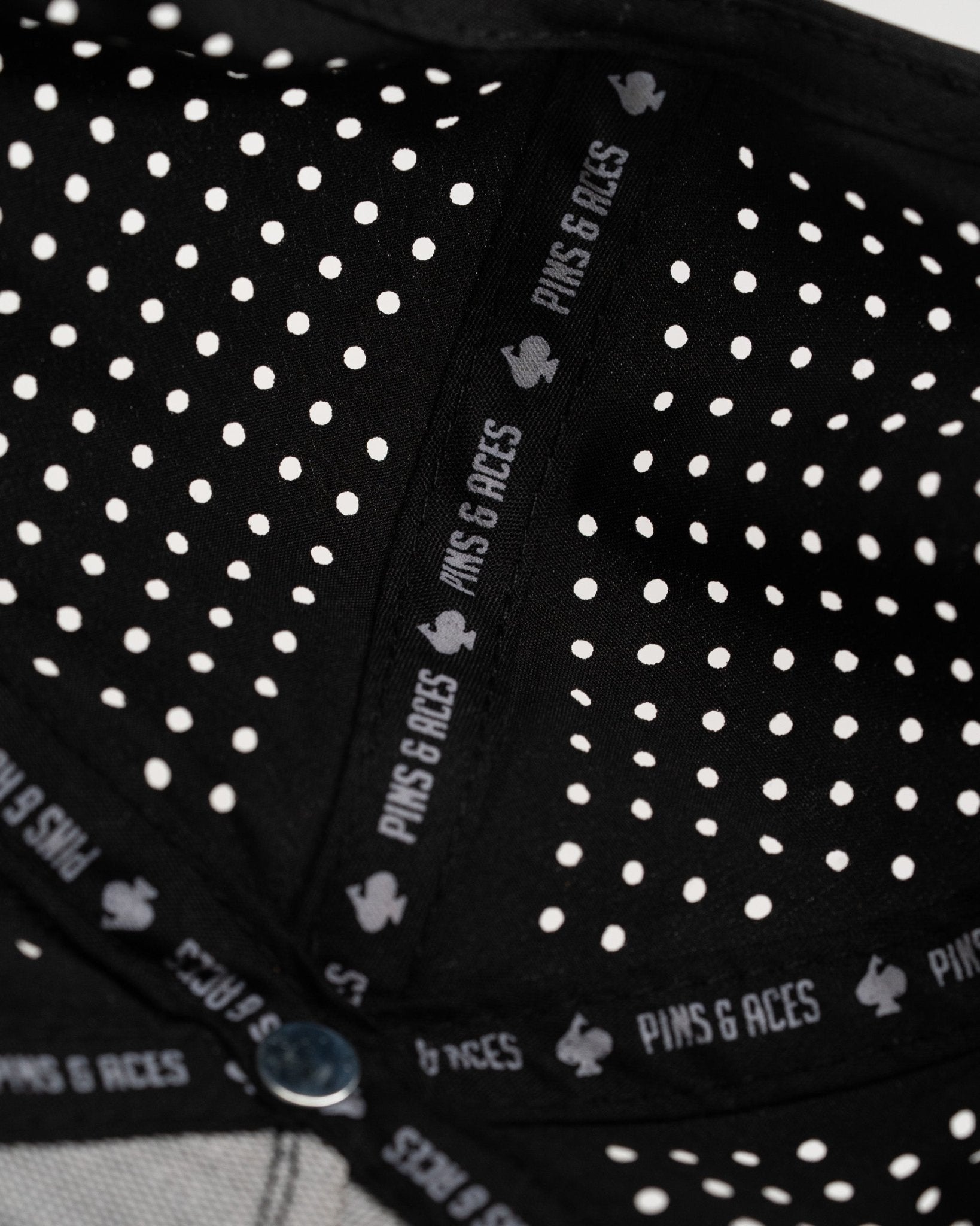 Thor's Hammer Black - Perforated Rope Hat - Pins and Aces