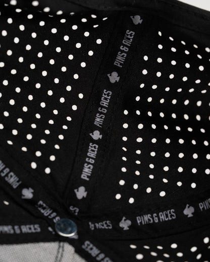 Thor's Hammer Black - Perforated Rope Hat - Pins and Aces