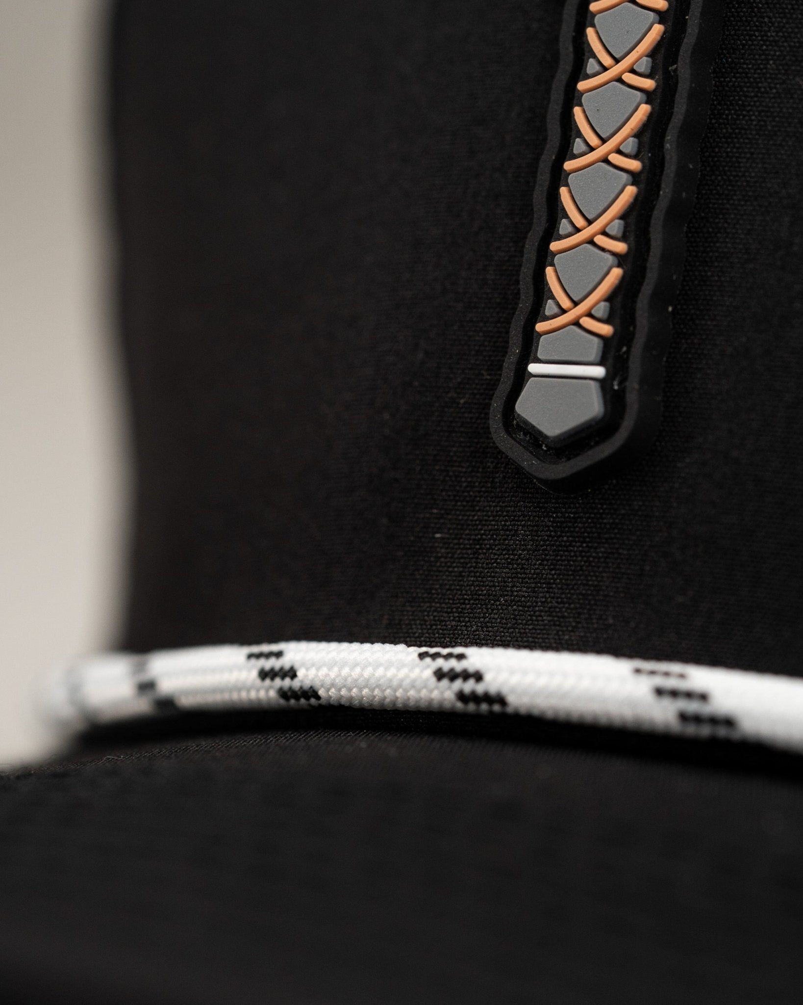 Thor's Hammer Black - Perforated Rope Hat - Pins and Aces