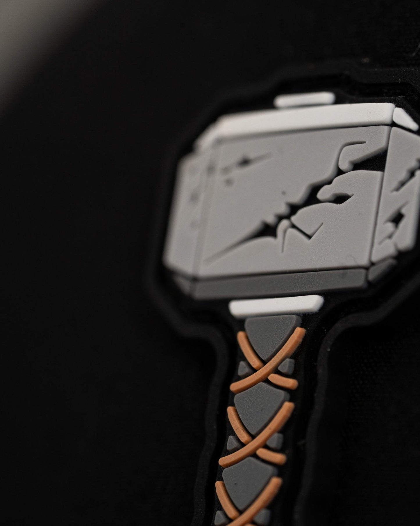 Thor's Hammer Black - Perforated Rope Hat - Pins and Aces