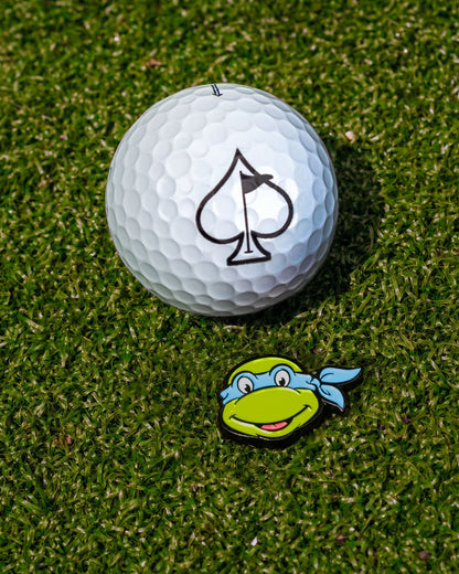 TMNT - Leonardo Ball Marker - Pins and Aces