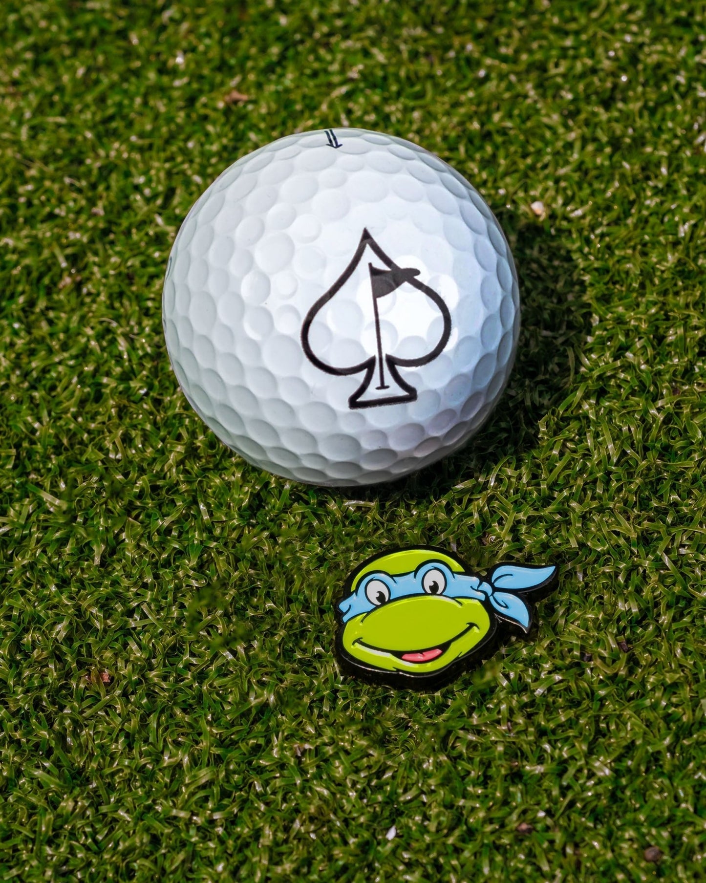 TMNT - Leonardo Ball Marker - Pins and Aces