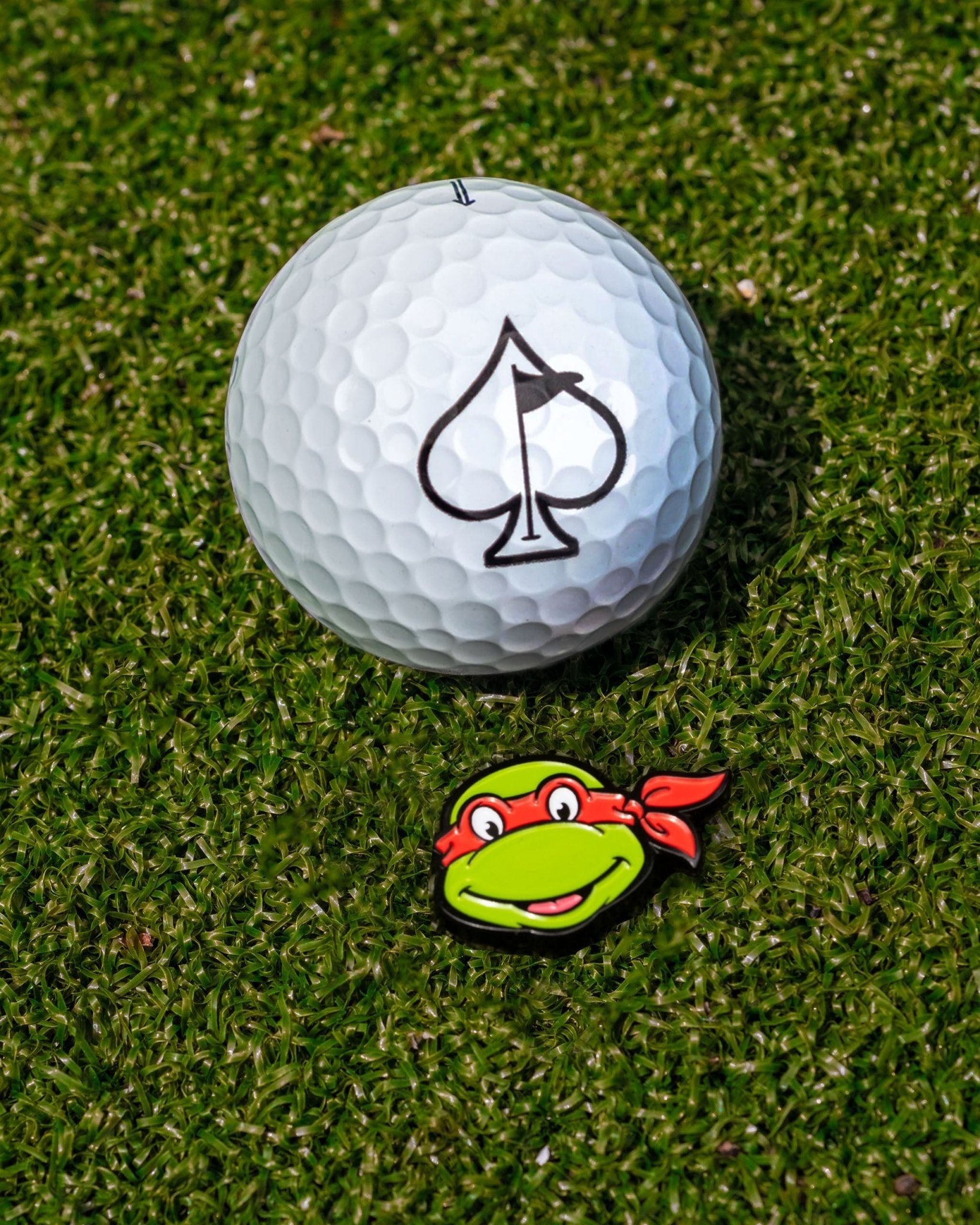 TMNT - Raphael Ball Marker - Pins and Aces