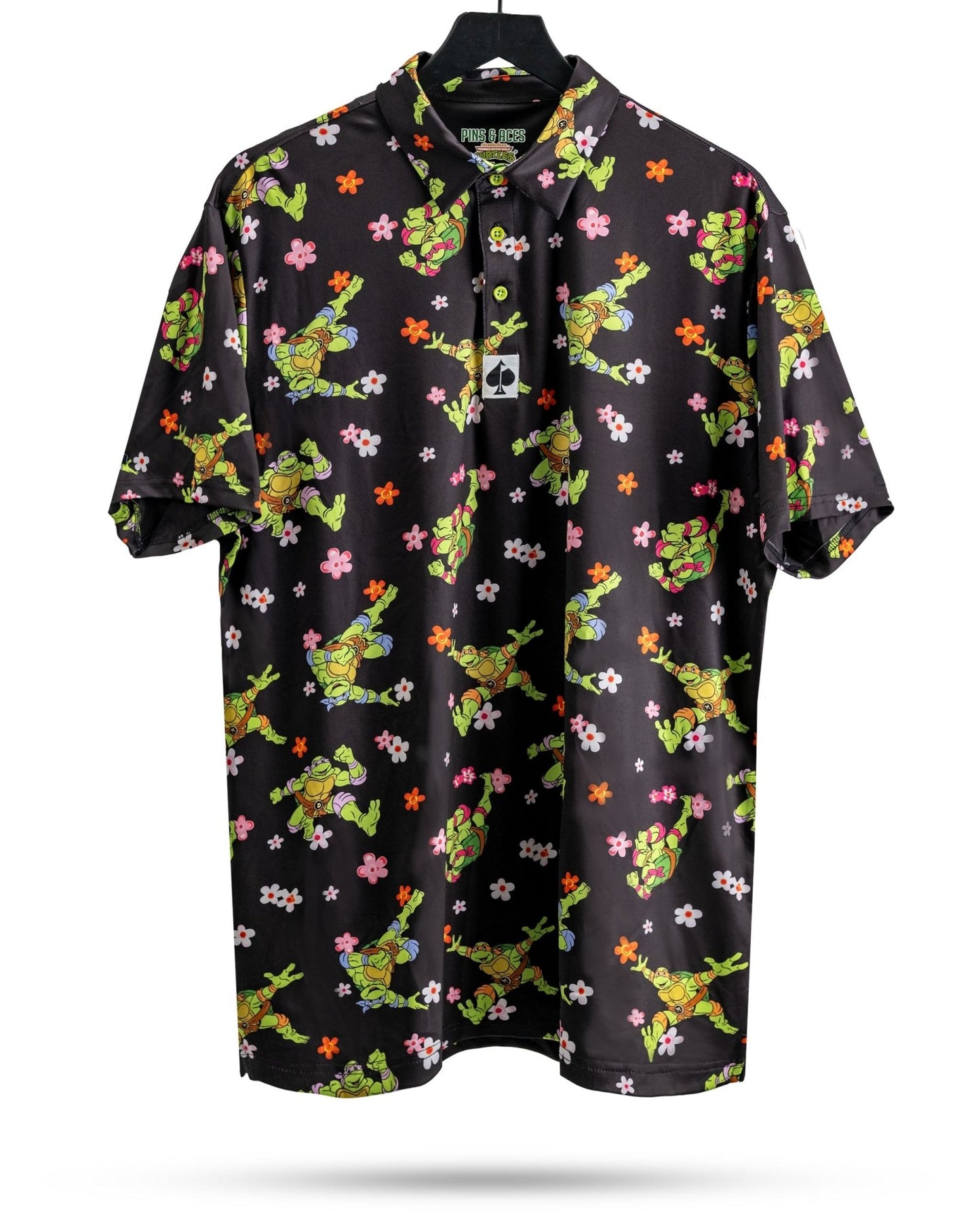 TMNT - Turtle Flower Power - Pins and Aces