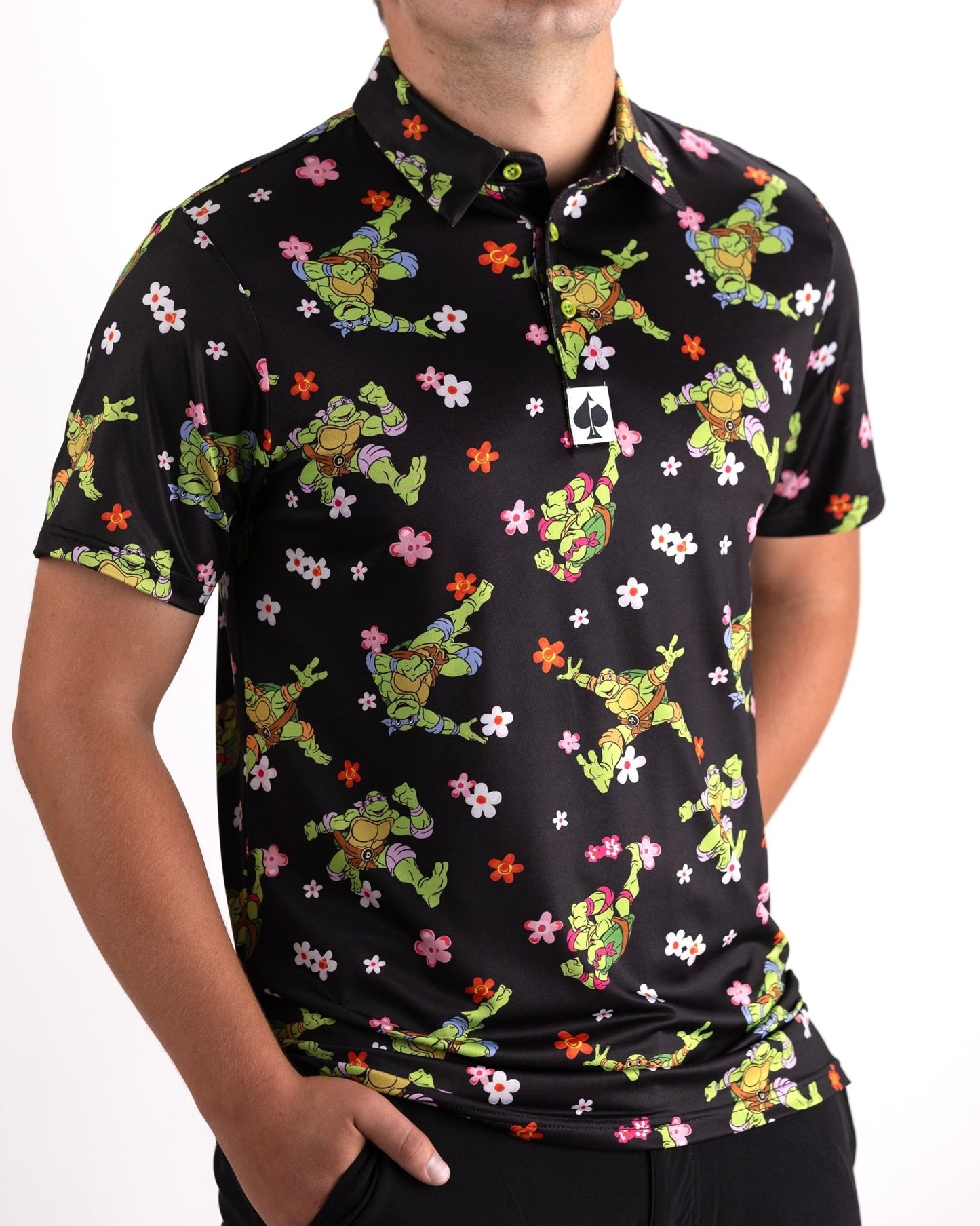 TMNT - Turtle Flower Power - Pins and Aces