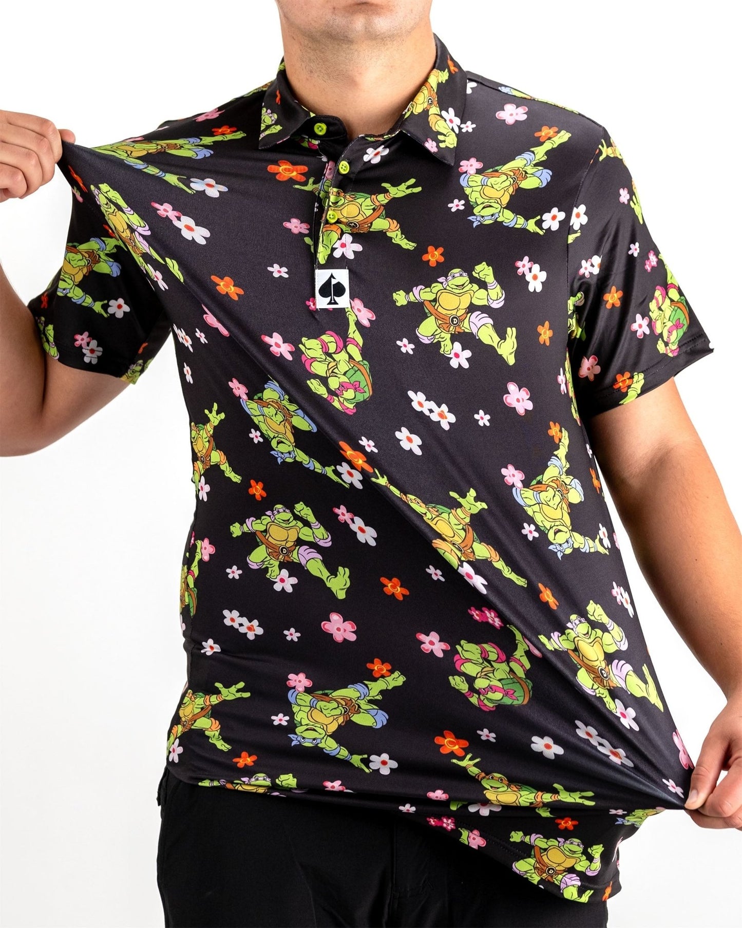 TMNT - Turtle Flower Power - Pins and Aces