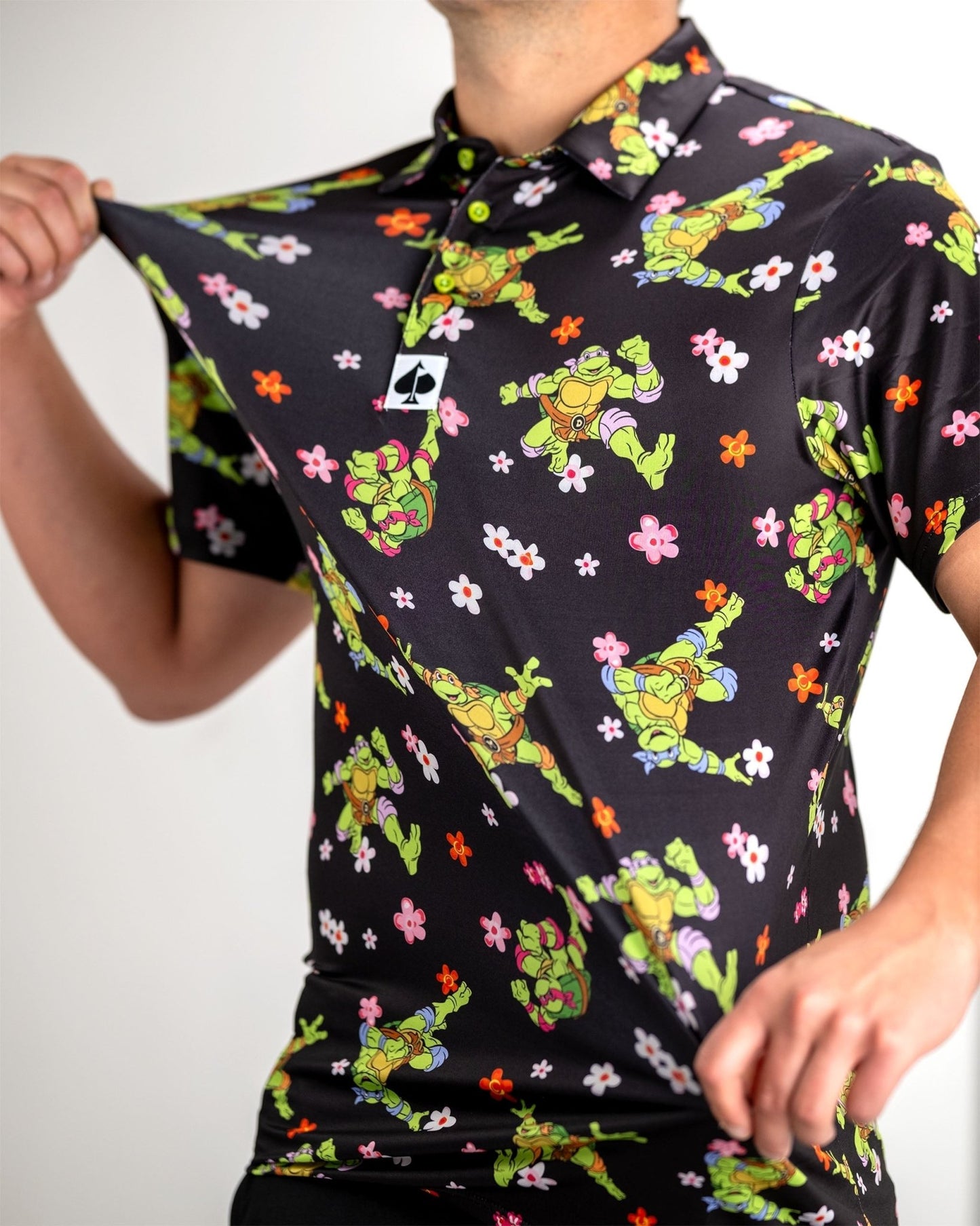 TMNT - Turtle Flower Power - Pins and Aces