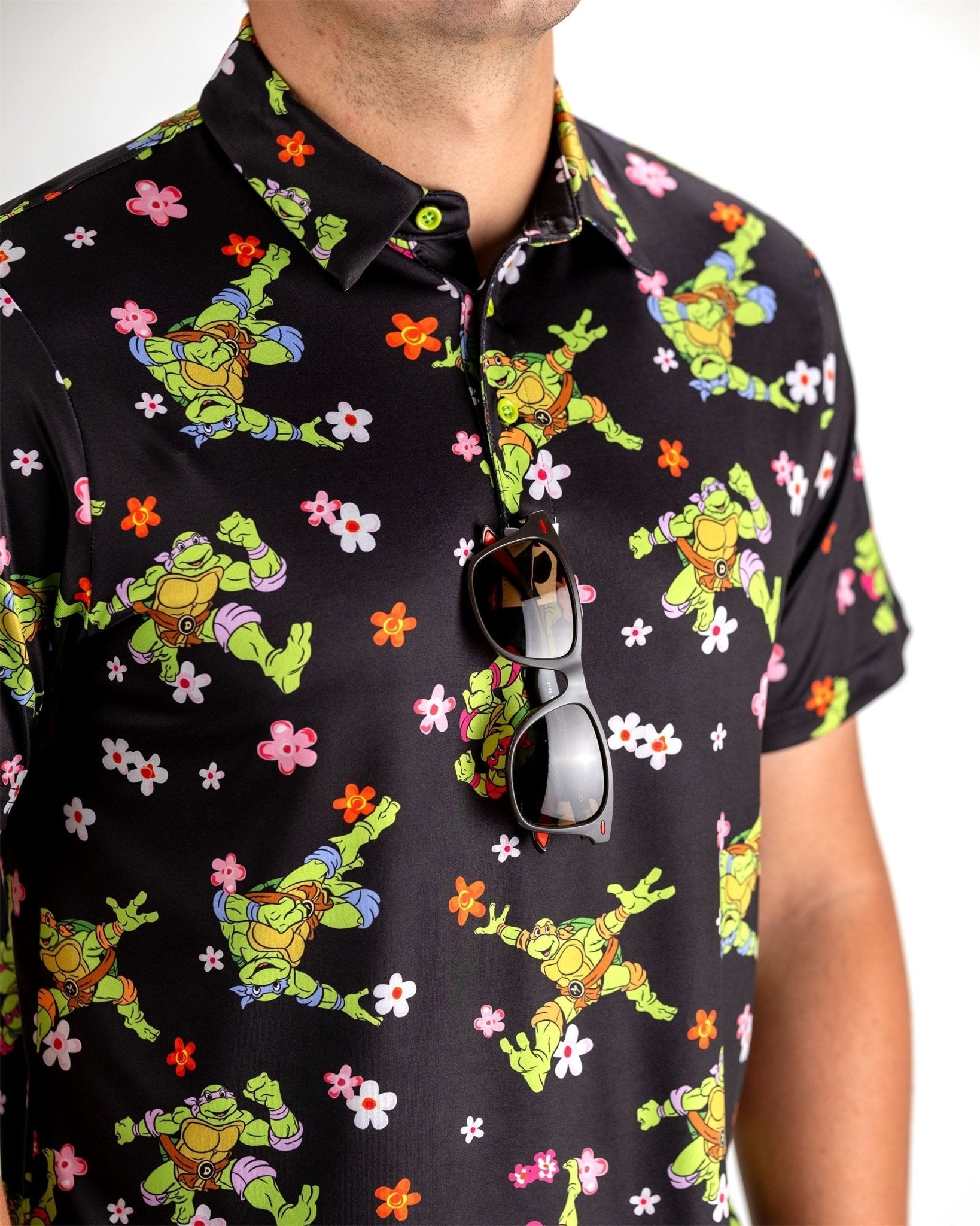 TMNT - Turtle Flower Power - Pins and Aces