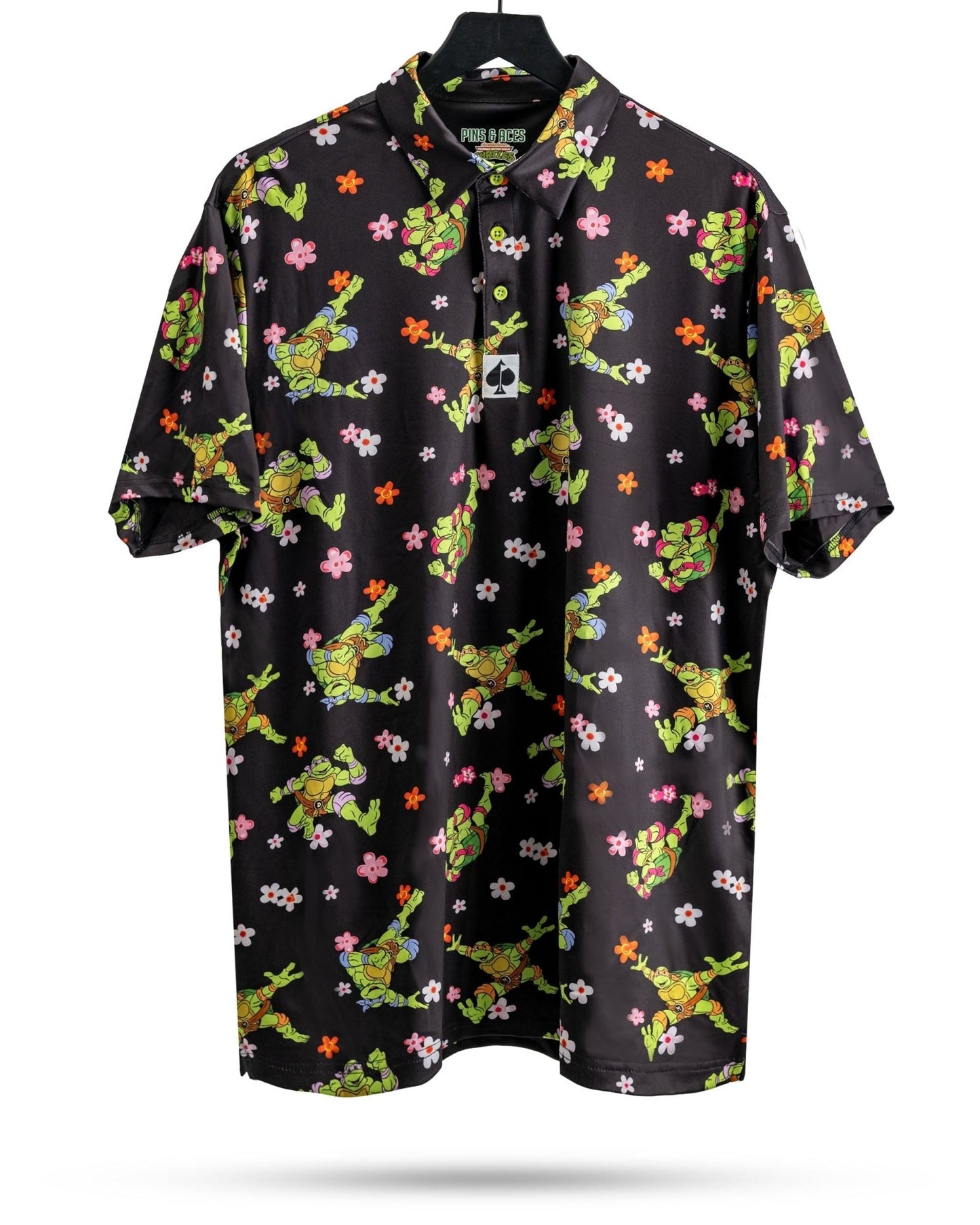 TMNT - Turtle Flower Power - Pins and Aces