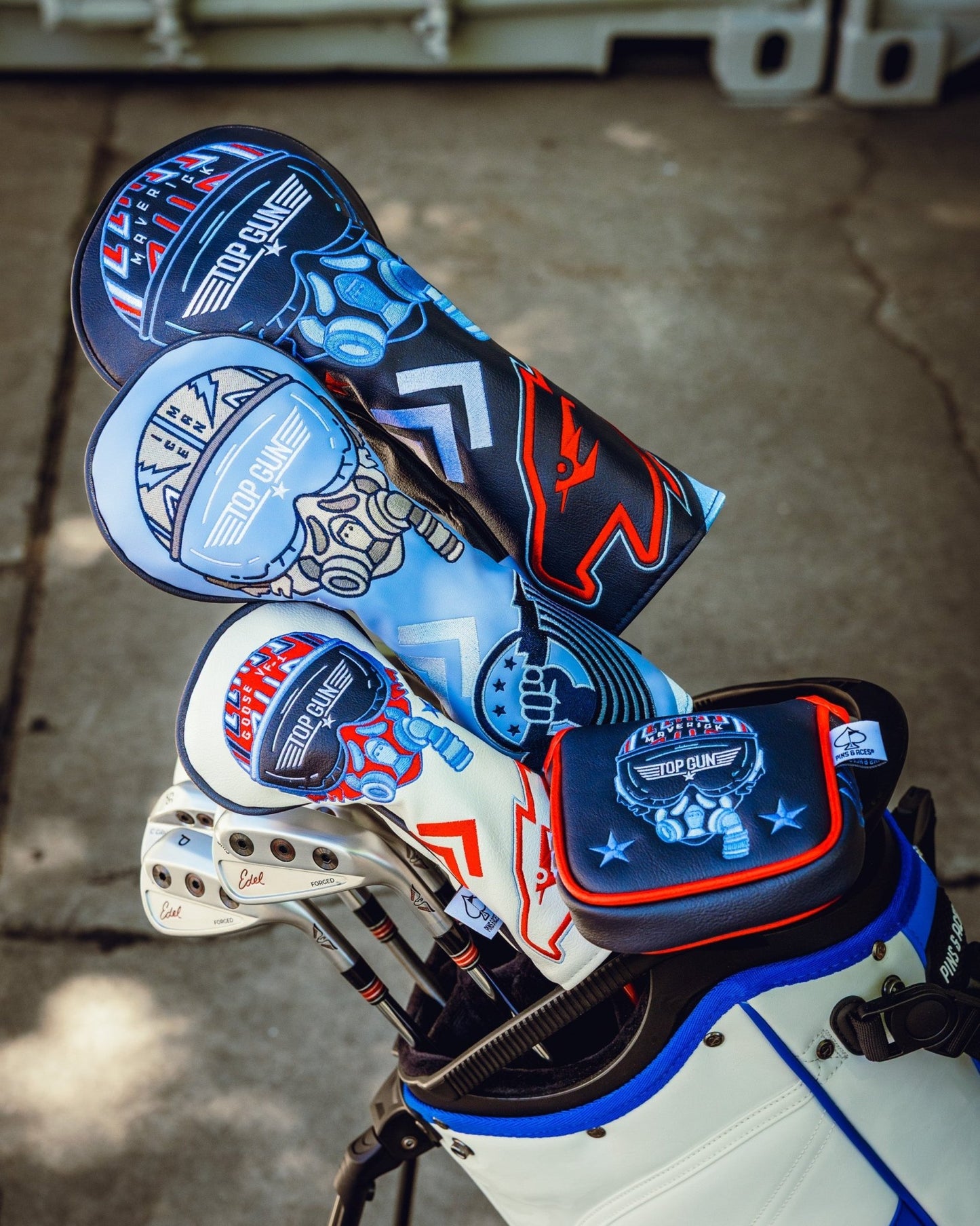Top Gun - Ice Man Fairway Headcover - Pins and Aces