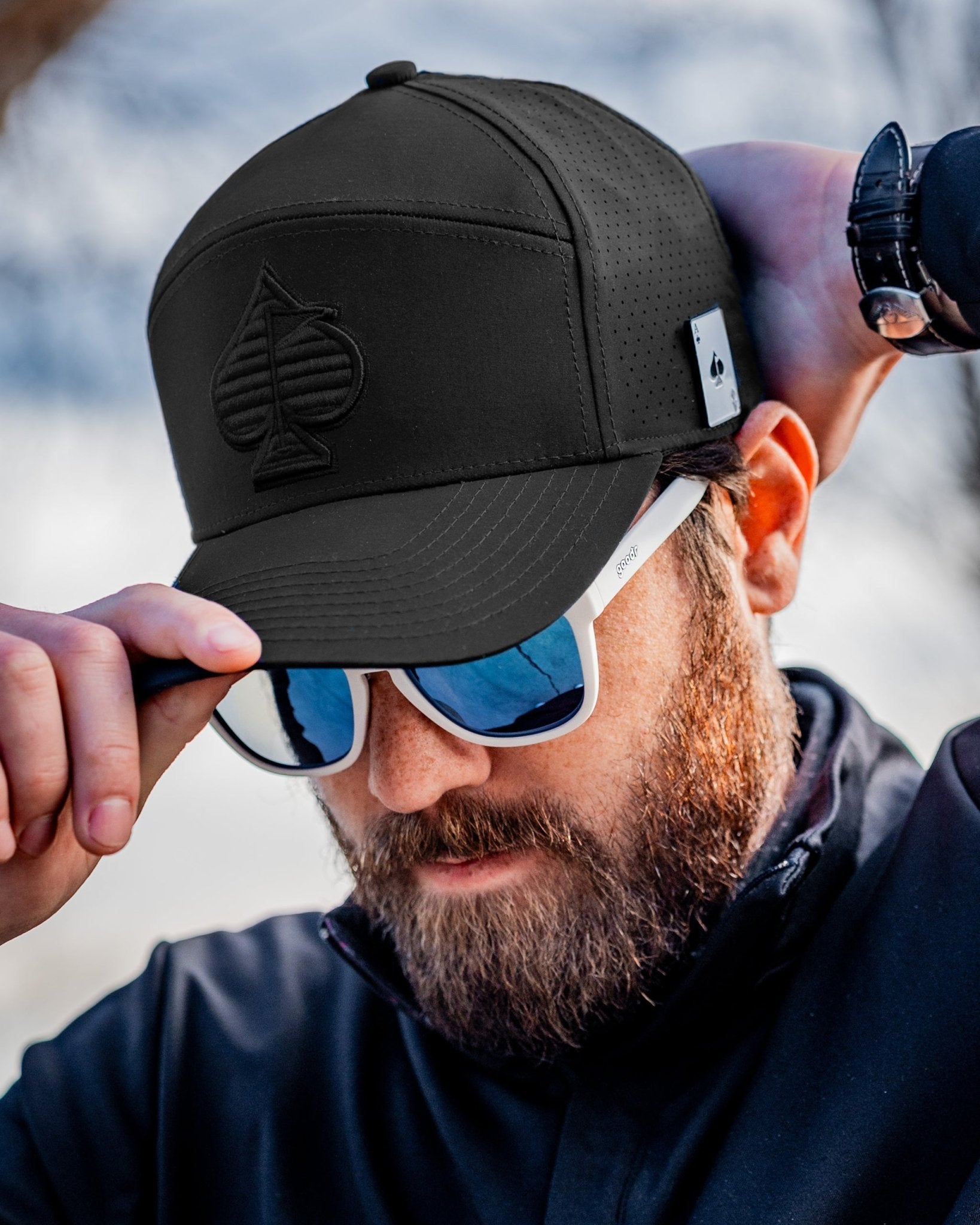 Tradesman Hat - Black - Pins and Aces