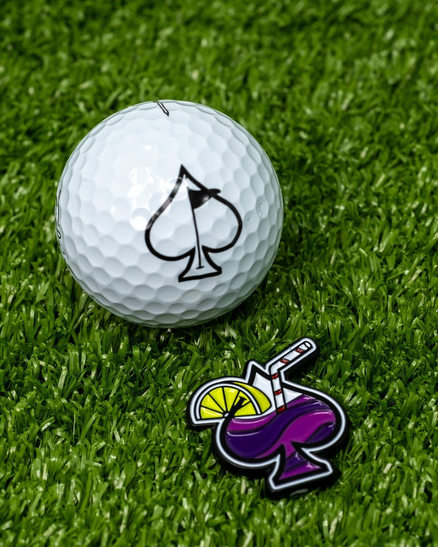 Transfusion Spade Ball Marker - Pins and Aces