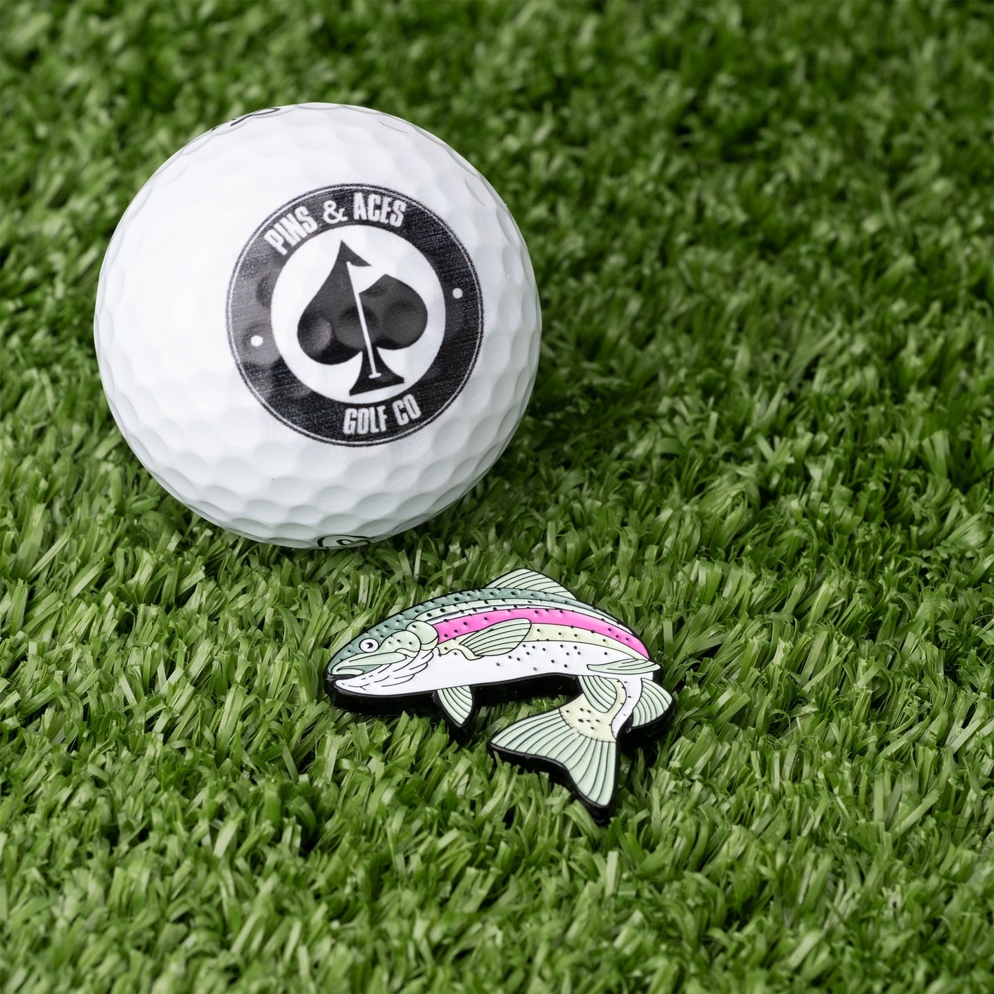 Trout Ball Marker - Pins and Aces
