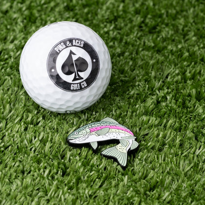 Trout Ball Marker - Pins and Aces