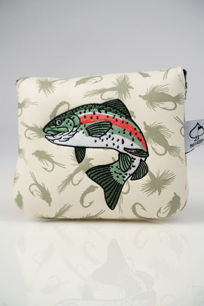 Trout - Center Shaft Mallet Putter Cover - Pins and Aces