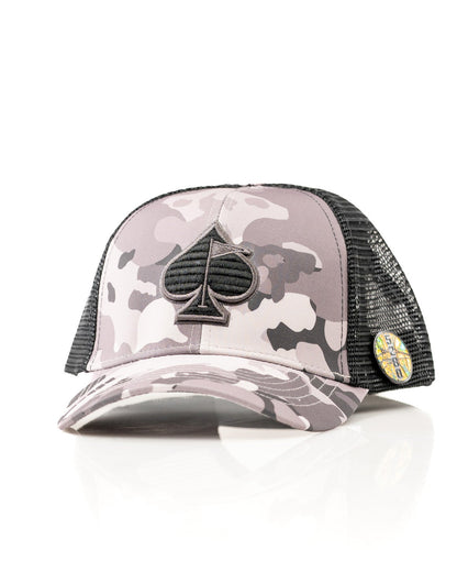Trucker Hat - Urban Camo - Pins and Aces