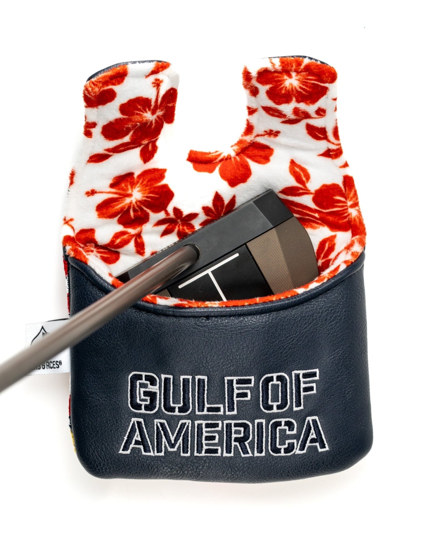 Trump - Gulf of America - Center Shaft Mallet Putter Cover - Pins and Aces