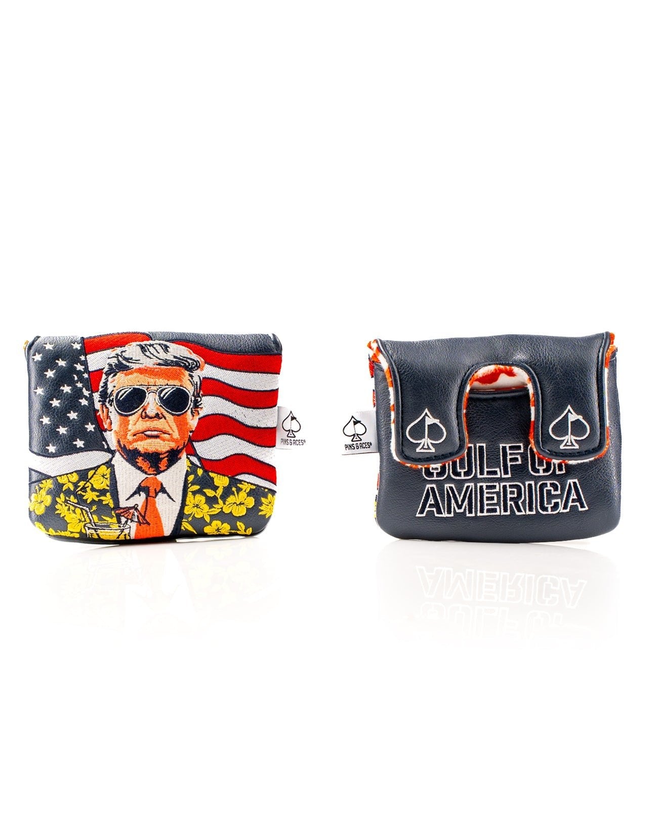 Trump - Gulf of America - Center Shaft Mallet Putter Cover - Pins and Aces