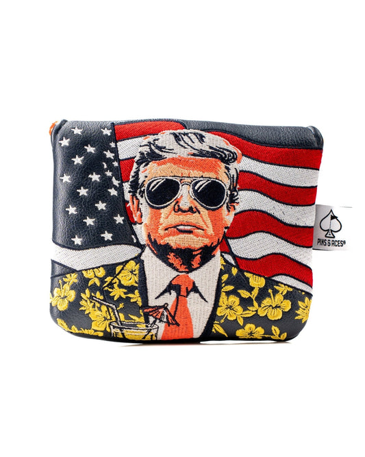 Trump - Gulf of America - Center Shaft Mallet Putter Cover - Pins and Aces