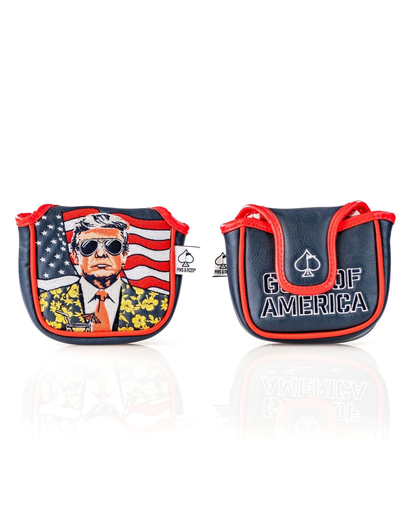 Trump - Gulf of America - Mallet Putter Cover - Pins and Aces