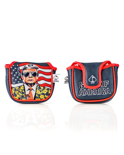 Trump - Gulf of America - Mallet Putter Cover - Pins and Aces