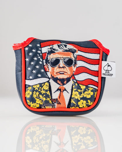 Trump - Gulf of America - Mallet Putter Cover - Pins and Aces