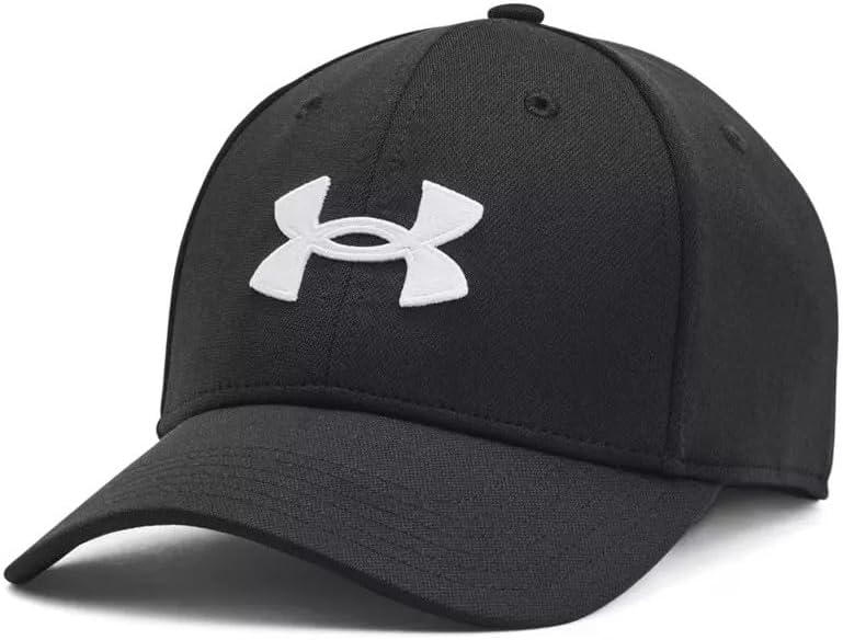 Under Armour Men's Blitzing Cap Stretch Fit - Small - Medium - (001) Black / / White